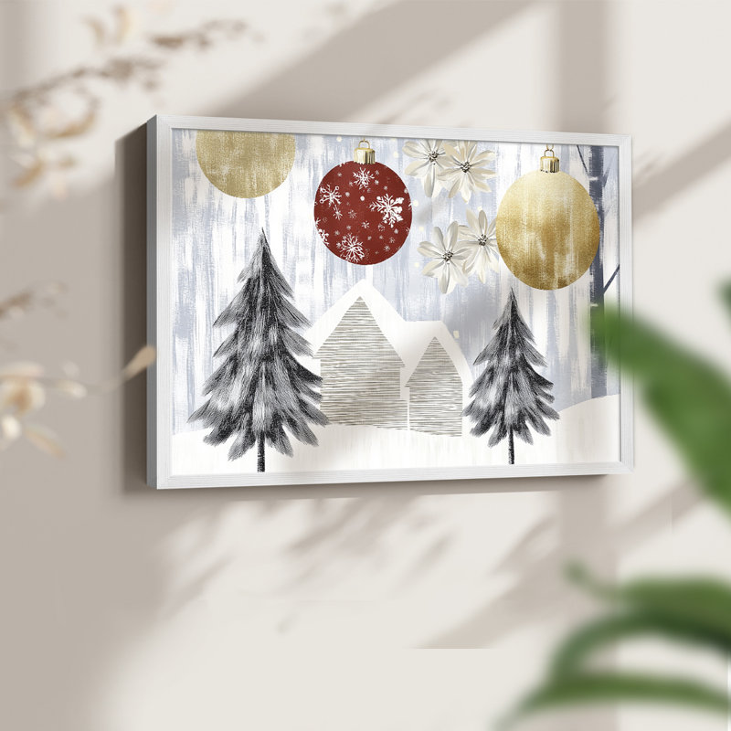Chirstmas Art-CCXI -Framed Print - Restickable