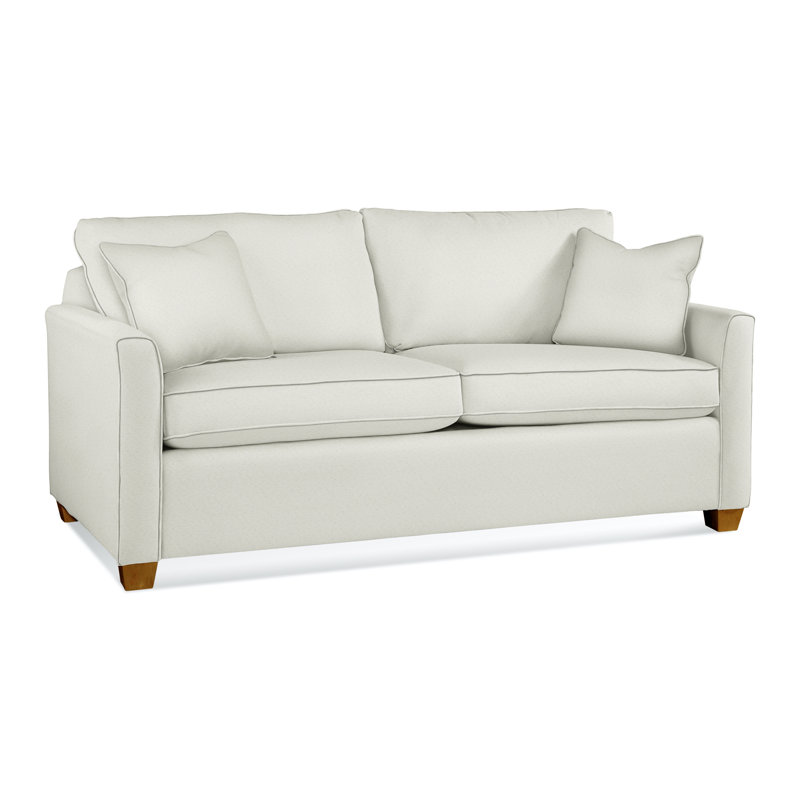 Charleston 77" Sleeper Sofa, Havana, Innerspring, Elite Sand 100% Polyester