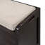Banc de rangement avec panier amovible et 2 tiroirs, banc à chaussures entièrement assemblé avec coussin amovible-909337492