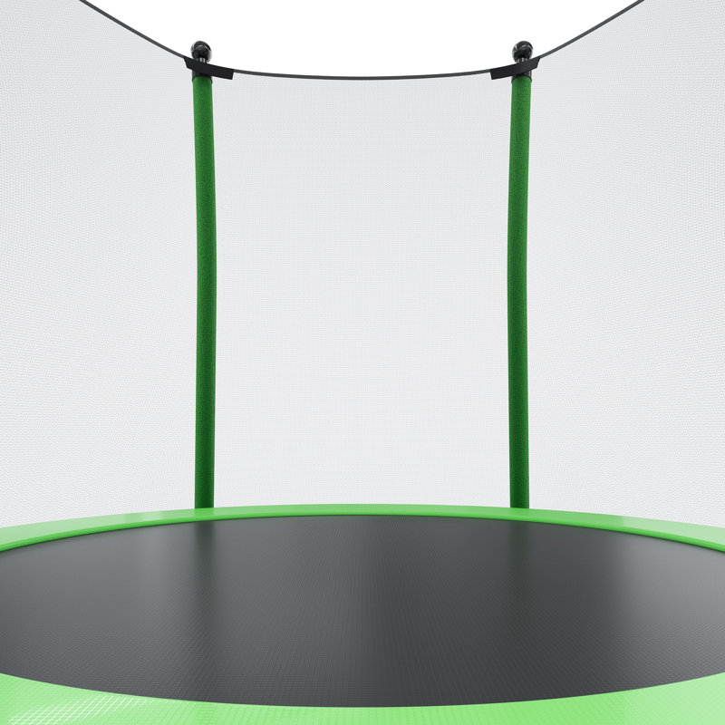 Trampoline pour enfants 5,5 pi avec filet de sécurité et trampoline d'intérieur pour l'extérieur 65 po