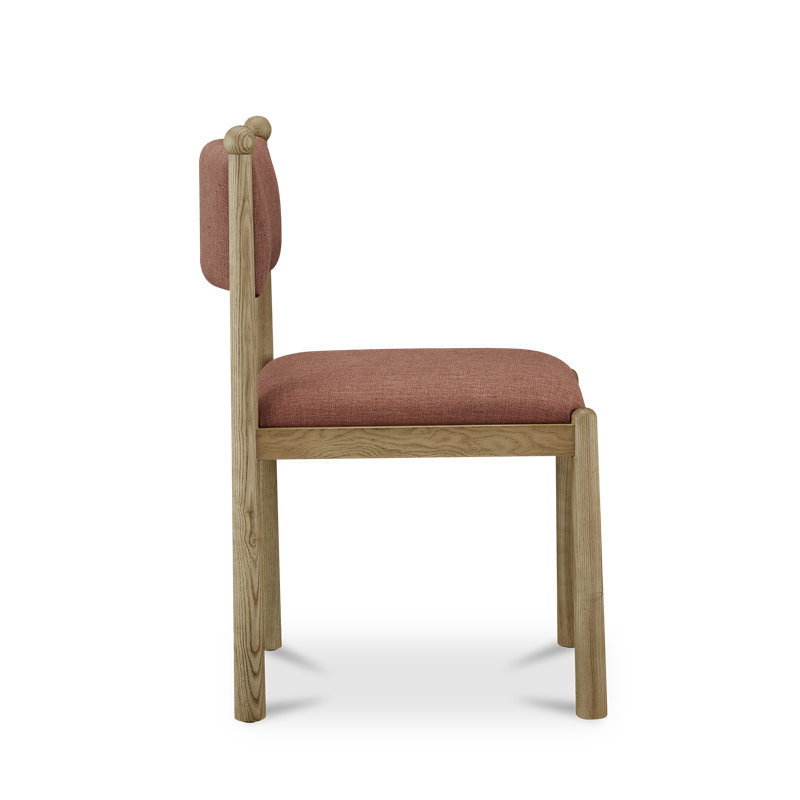 Villetta Dining Chair Deep Pink - Set Of Two, Pink