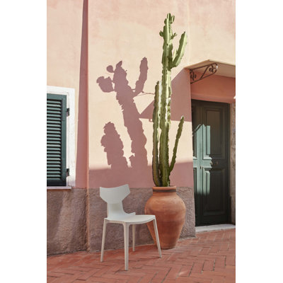 Re-Chair Plastic Outdoor Stacking Dining Side Chair