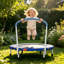 Mini trampoline 36 "pour enfants de 1 à 6 ans, transat intérieur pour tout-petits avec poignée de sécurité - Équipement d'exercice amusant