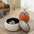 Light luxury style round coffee table-105339361-105339358