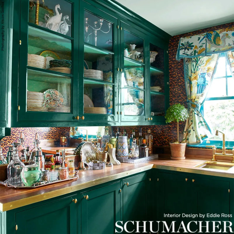 Papier peint Schumacher x Celerie Kemble, Naturel