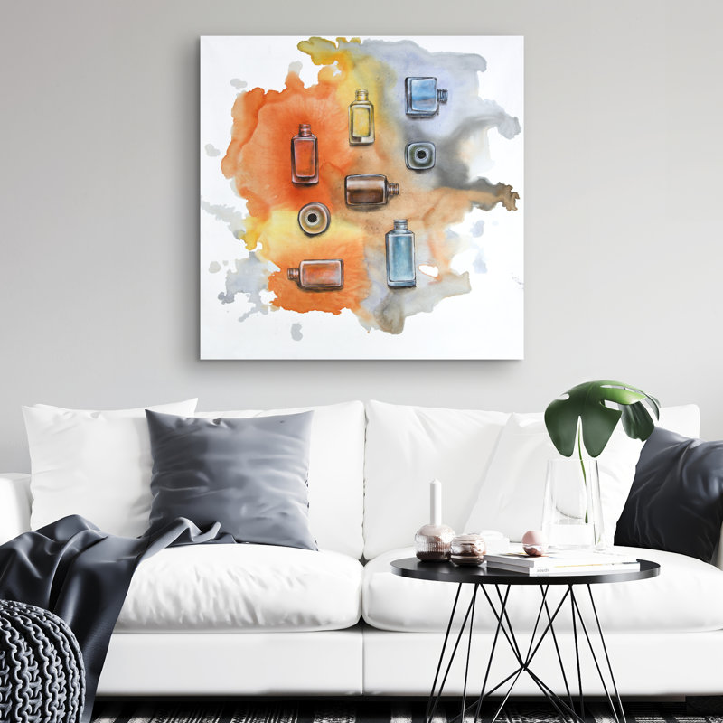 Nail polish - 32"x32" art on canvas