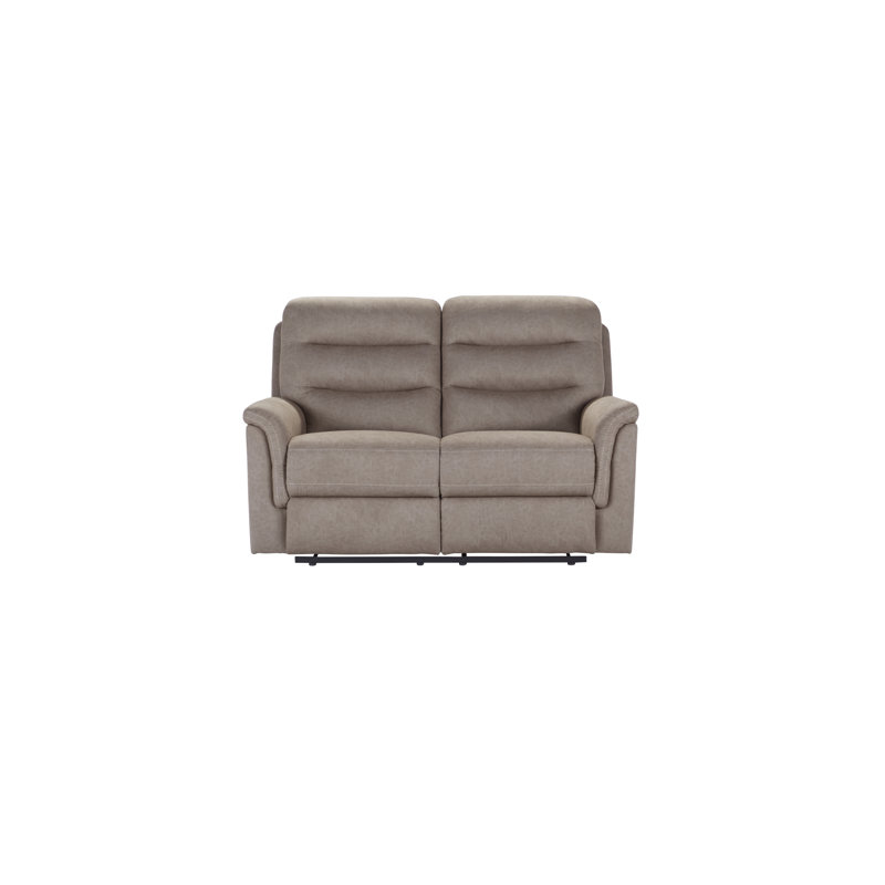 Wadesboro Upholstered 65'' Reclining Loveseat, Brown Microfiber/Microsuede