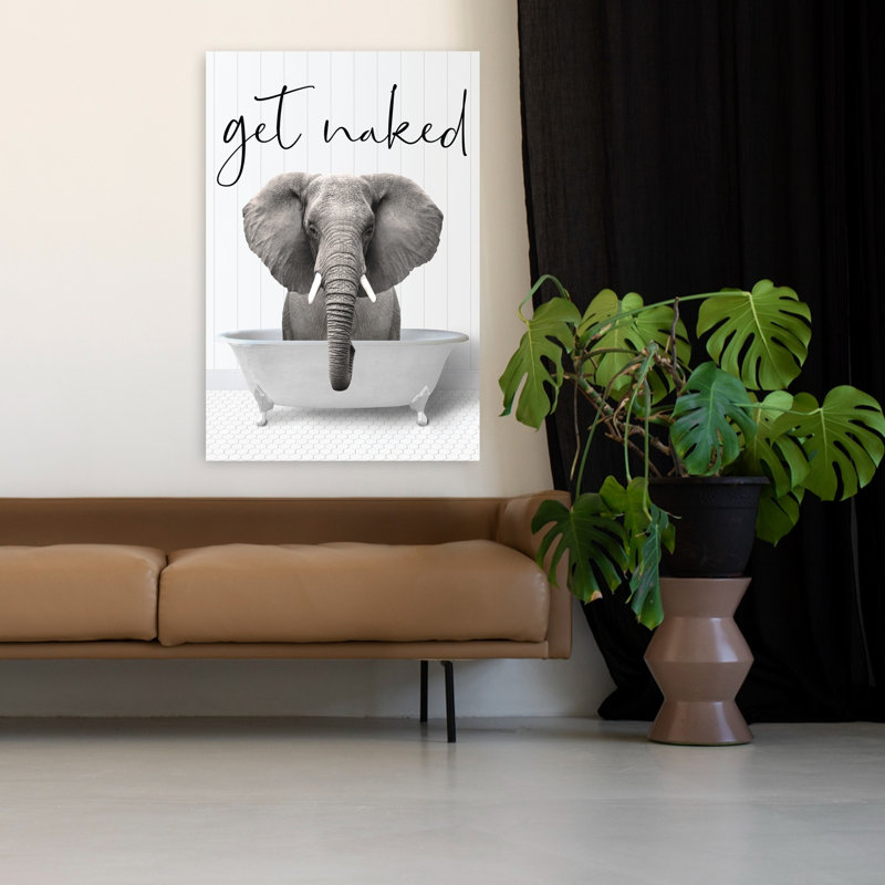Éléphant, art contemporain abstrait, H 48 po x l 32 po