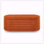 Banc de rangement moderne avec repose-pieds ovale-1026887588