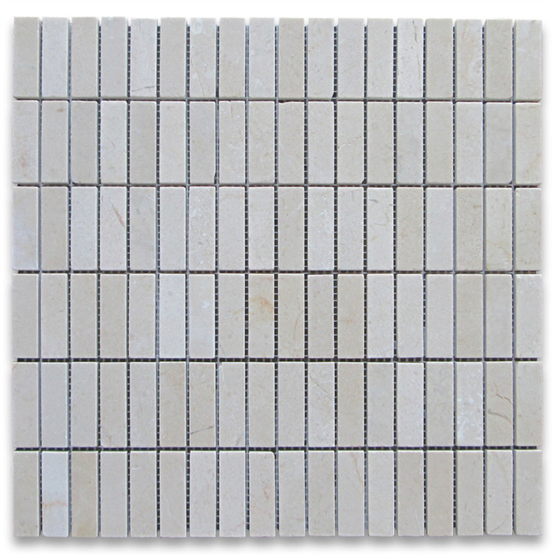 12" x 12" Marble Subway Tile