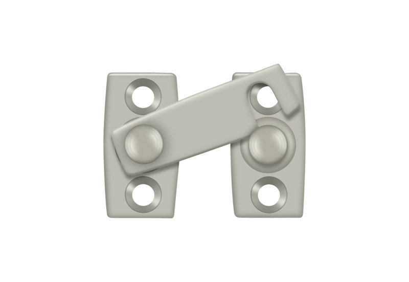 Deltana SB3058U26 Shutter Bar/Door Latch 5/8"; Bright Chrome Finish, Satin Nickel