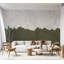 Murale pelez et collez - Vert olive et gris-596925550