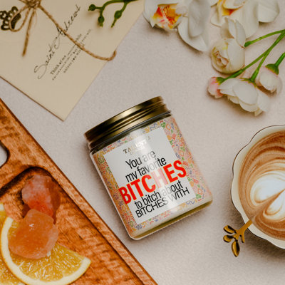 Bougie Best Friend | Cadeaux d'ami pour femmes, bougies parfumées, cadeaux d'anniversaire amusants pour femmes, cadeaux de Noël pour amis - bougies parfumées Good Vibe