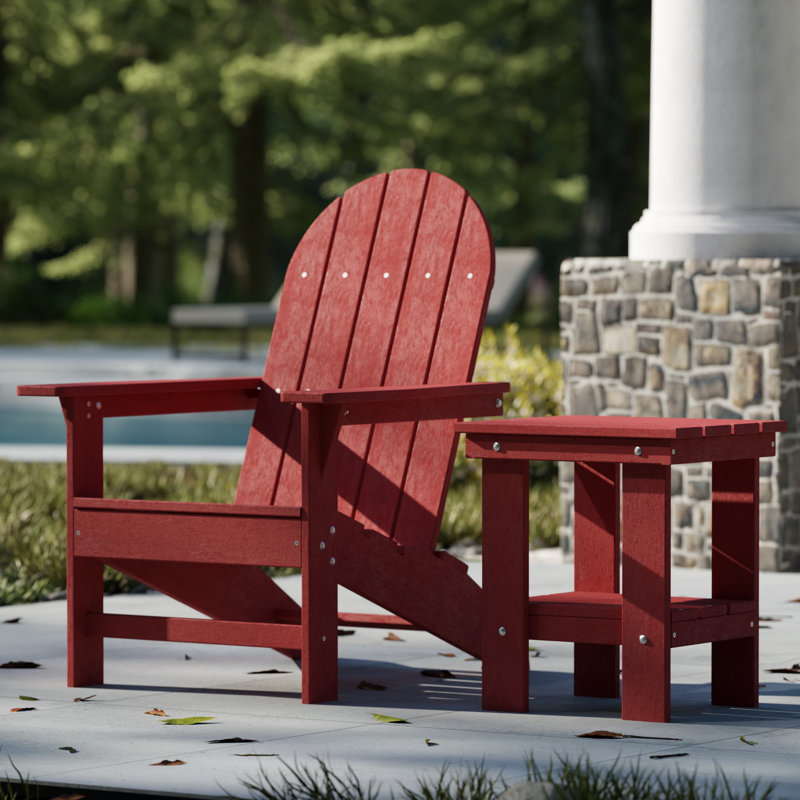 Freedom Traditional Adirondack Chair, Cardinal Red