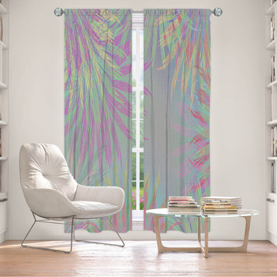 Paire de rideaux obscurcissant en polyester Rovario