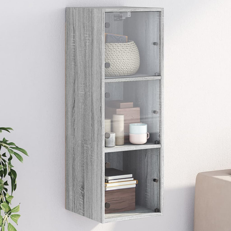 Masja Rectangle Accent Cabinet, Grey Sonoma
