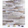 Twilight Random Sized Straight Edge Metal and Glass Mosaic Tile