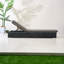 Chaise longue d'extérieur en aluminium avec sangles tissées et coussins