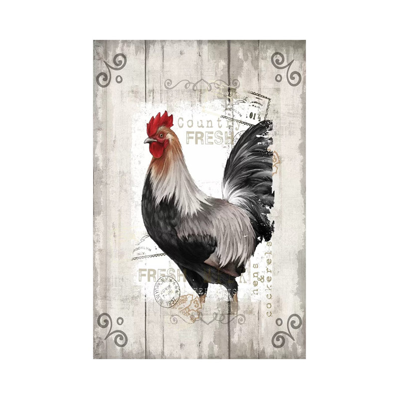 Country Fresh 1 Piece Wrapped Canvas Wall Art, 20.32 cm H x 30.48 cm W