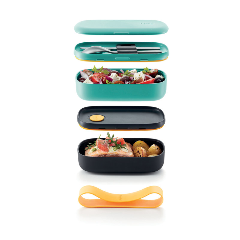 Lékué LunchBox To Go, Turquoise