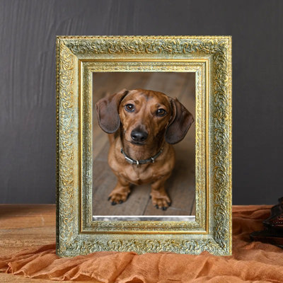 11" x 14" Antique Gold 3 PCS Tabletop Picture Frame for Birthday Gifts