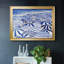 «Candy Bowl Prussian Blue», reproduction sur toile encadrée-1179610261-1179610265