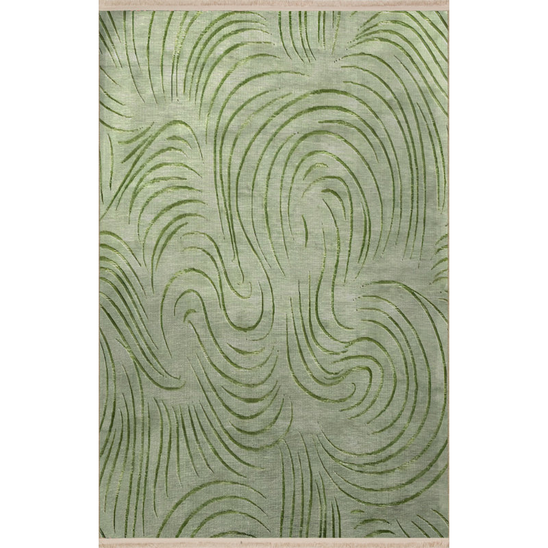 Tapis en coton polypropylène Senikka, Rectangle 4 pi 11 po x 9 pi 10 po