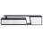 Modern, Minimalist Rectangle Extendable TV Stand, TV Cabinet With 2 Drawers And 1 Cabinet For Living Room, Up To 100''-1188599623