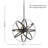 Kaston 9-Light 22” Wide Sphere Pendant Chandelier-109594256