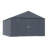 Elite Steel Storage Shed, 12X16, Anthracite-78950425