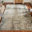 Tedford Abstract Area Rug in Ivory/Blue-1336768854