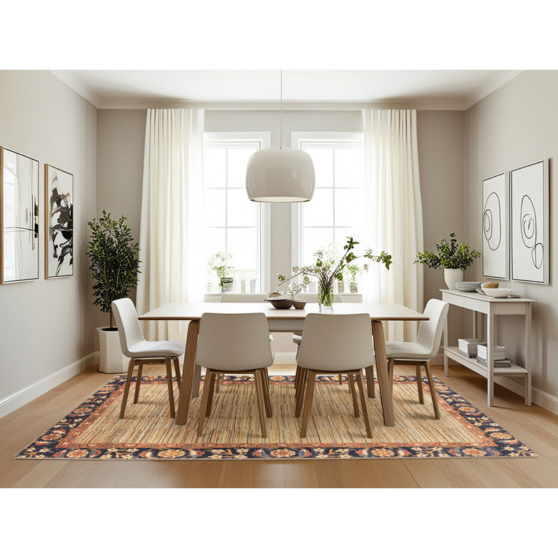 Tapis abstrait moderne 3489, Rectangle 7 pi x 10 pi