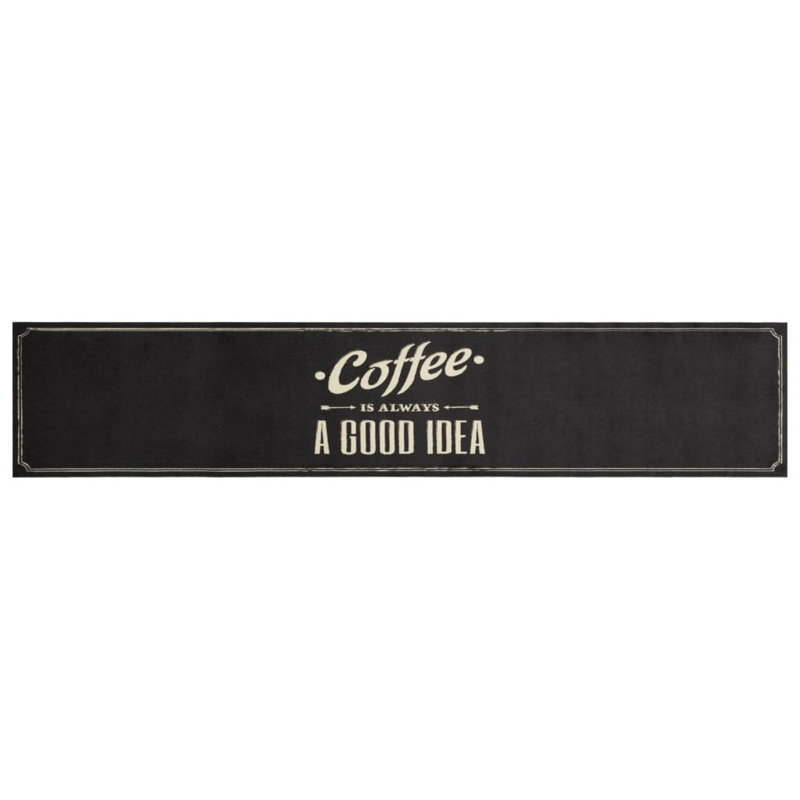 Bertram Water Resistant Kitchen Mat, 60 x 300 cm, Text