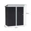 Garden Metal Storage Shed with Shelves
