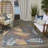 Lakesha 5'3" x 7'5" Blue Rose Modern Rug-477473748