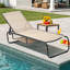 Chaise longue d'extérieur en métal 67 po-1670427466
