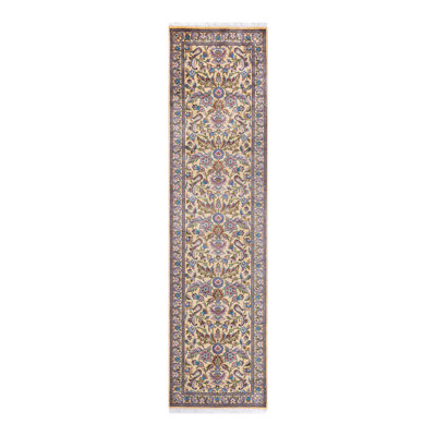Classic One-of-a-Kind 2'6" X 10' Hand Knotted Area Rug