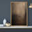 Minimal Landscape " Moody Abstract Textured Dark Brown Shades " Artwork Framed Canvas Print Wall Art-99142454-99142453