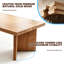 Ensemble de salle à manger rectangulaire de style campagnard 7 pièces en bois massif avec 6 chaises de salle à manger rembourrées et recouvertes de tissu-446816131-446816143