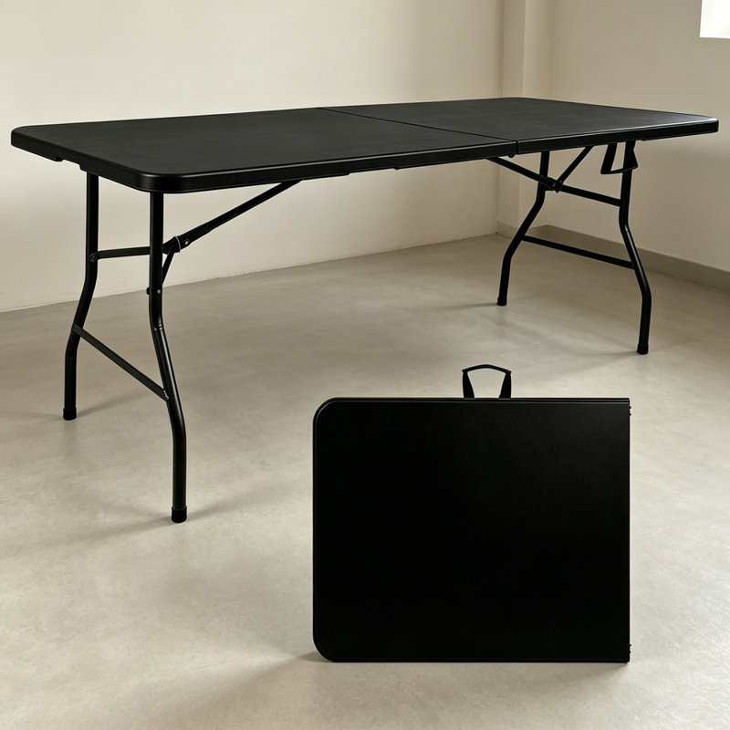 Portable Folding Table with Carrying Handle