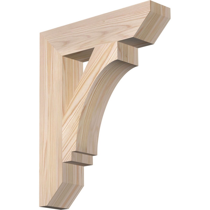 BKTIMP06 Support en bois rustique à lattes impériales, Douglas (lisse), H 20 po x l 3,5 po x P 16 po