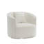 Chaise en chenille Odette Beige avec coussin Odette