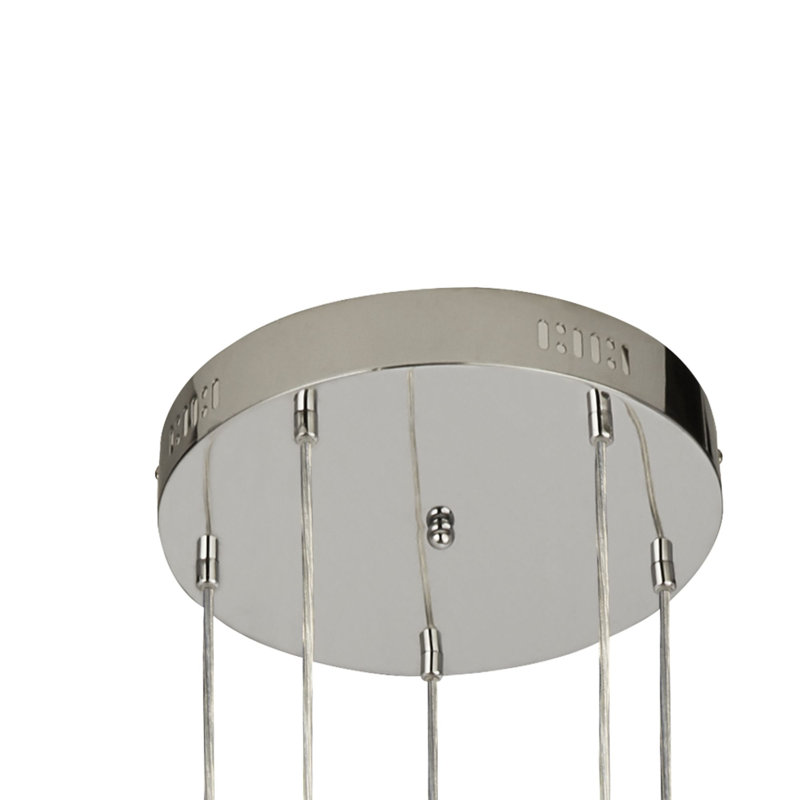 Ruari 5-Light Cluster Chandelier, Smoked