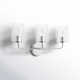 Verbena 3 Light Transparent Dimmable Vanity Light