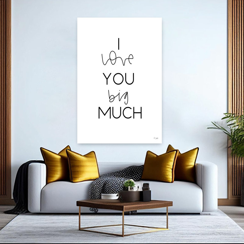 «I Love You Big lot», art contemporain abstrait, H 60 po x l 40 po
