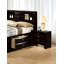 Table de chevet 1Pc Table de chevet en bois massif avec poignées 2 tiroirs-1424234168