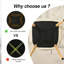 49.5cm H Luxury Fabric Upholstered Dining Chair with Wooden Legs-759353820-747943848