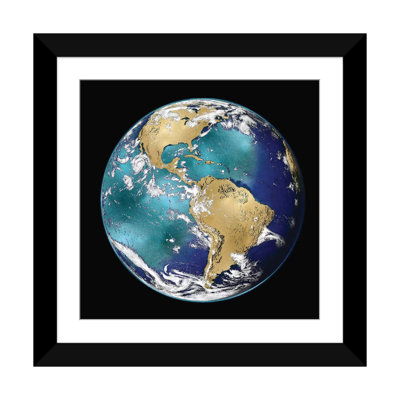 Impression d’art graphique sur toile « World Turning VI »