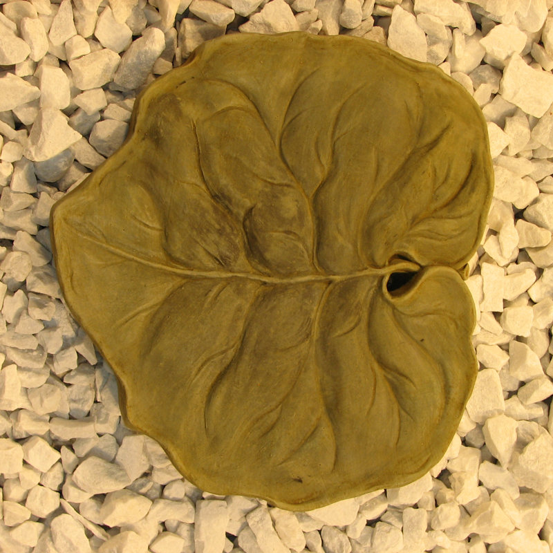 Feuille de pierre, Bronze patiné