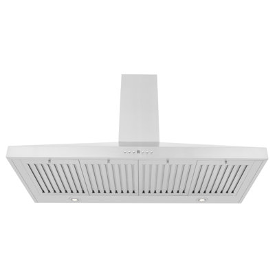 48" KL3 400 CFM Convertible Wall Mount Range Hood in Brushed Stainless Steel